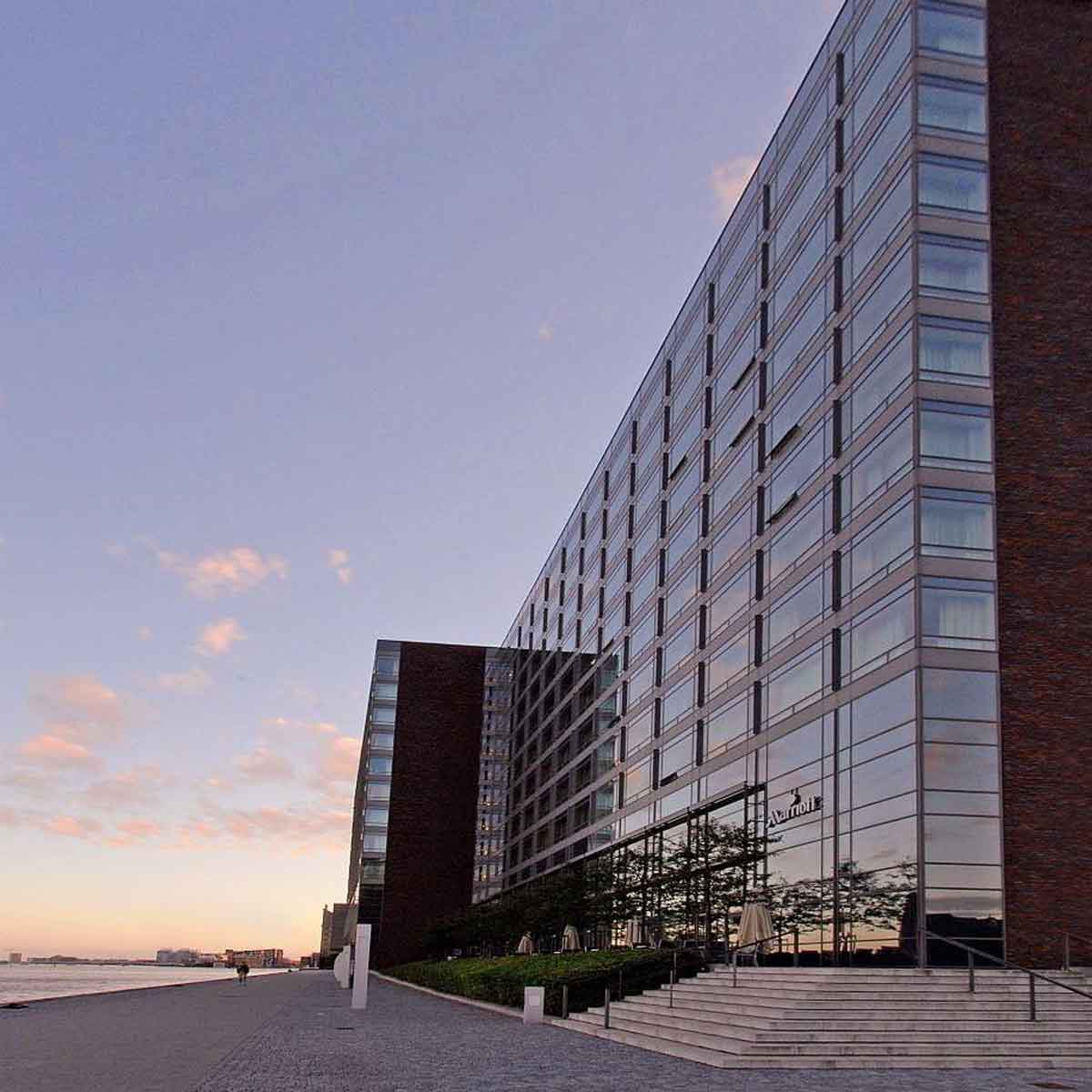 The Copenhagen Marriott Hotel, a premium waterfront hotel offering accommodations for MICE event delegates.